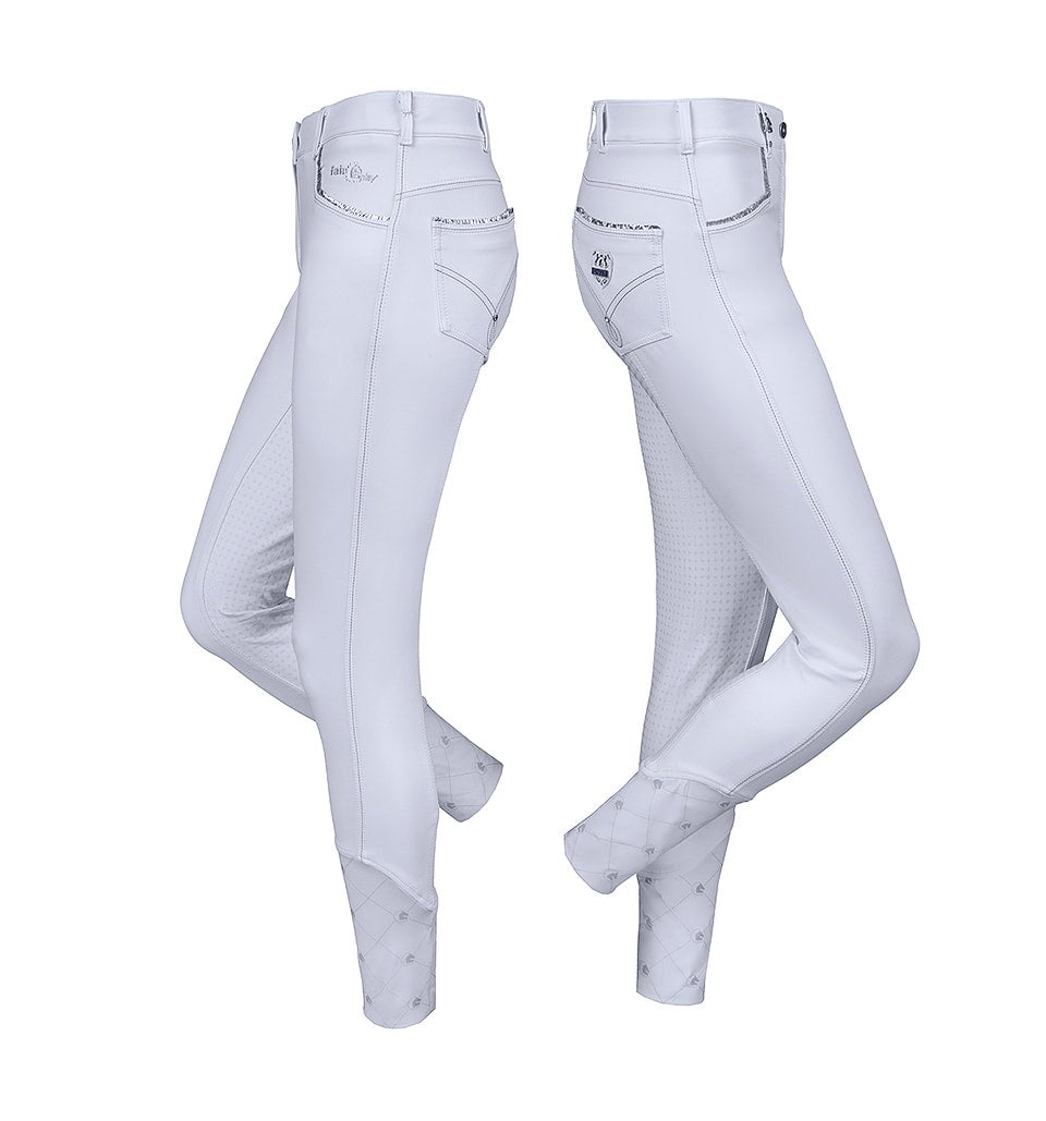 Fair Play Cleo Breeches White Size 32 The Cottage Equine Dressage