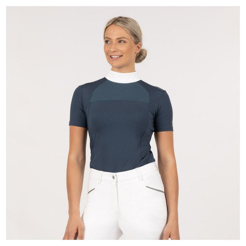 BR Cynthia Competition Shirt - Navy Sky Size L | The Cottage Equine ...